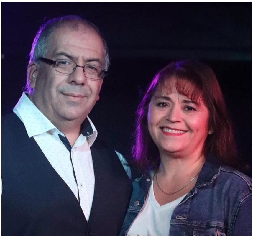 Álvaro Rubilar y su esposa